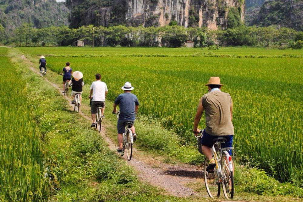 scoprire Ninh Binh in bicicletta